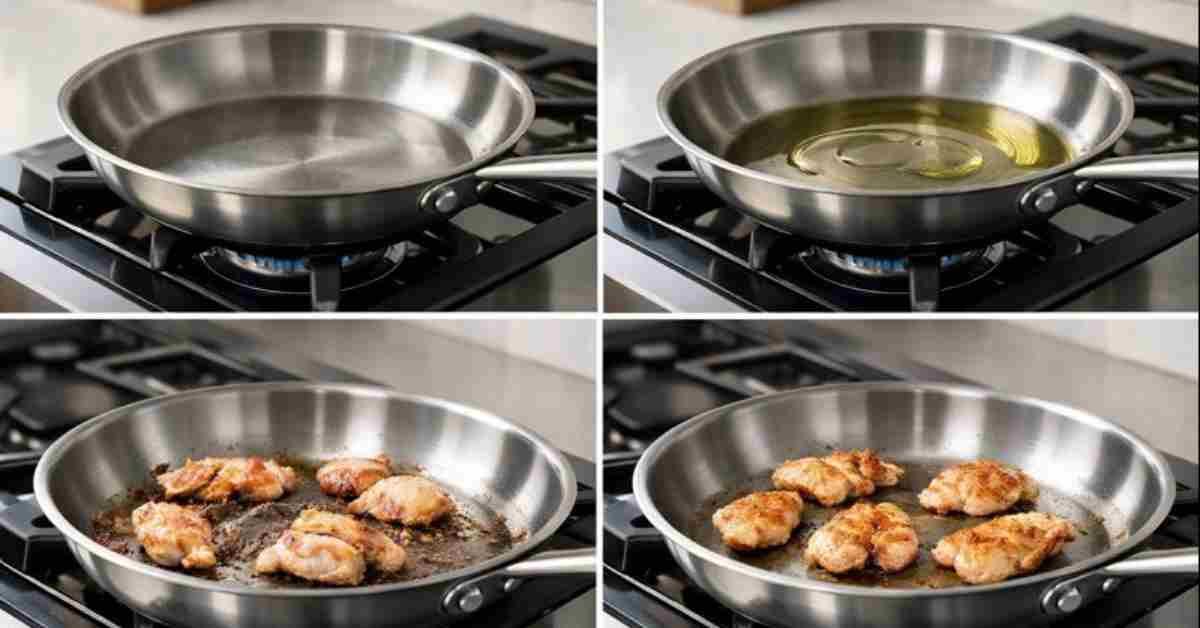 How To Prevent Food Sticking To Stainless Steel