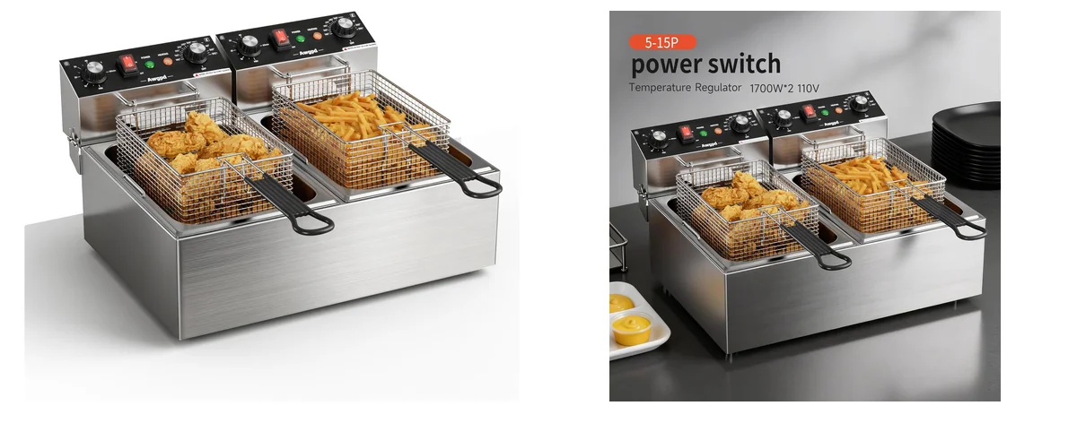 Awgpd Commercial Deep Fryer images