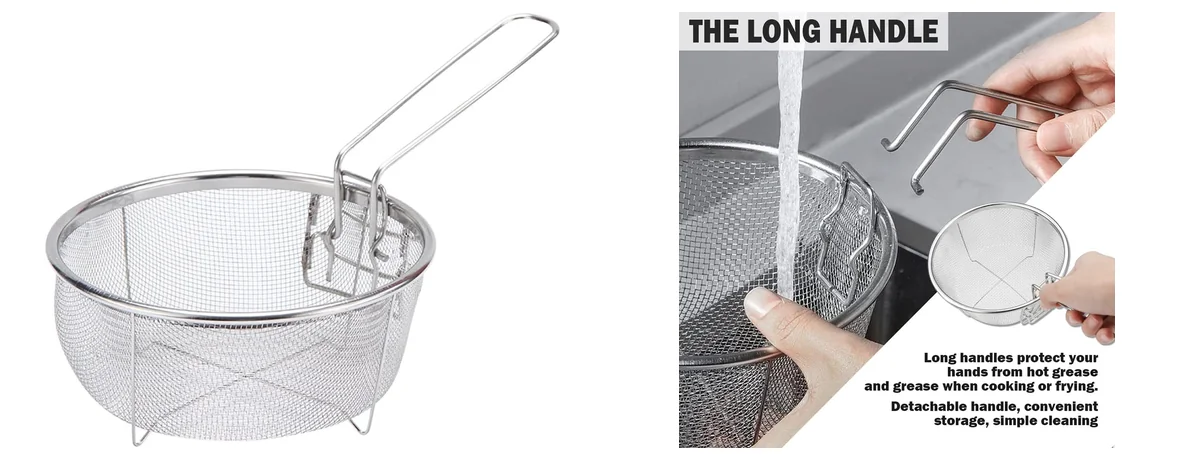 Boxweer Stainless Steel Deep Fry Basket images