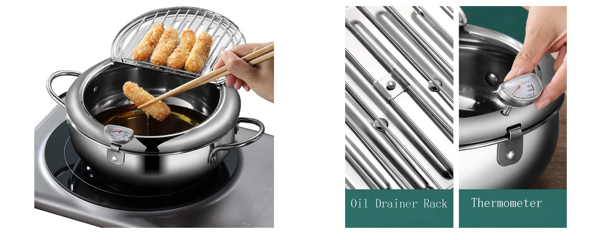 DIY HOME Deep Fryer Pot images
