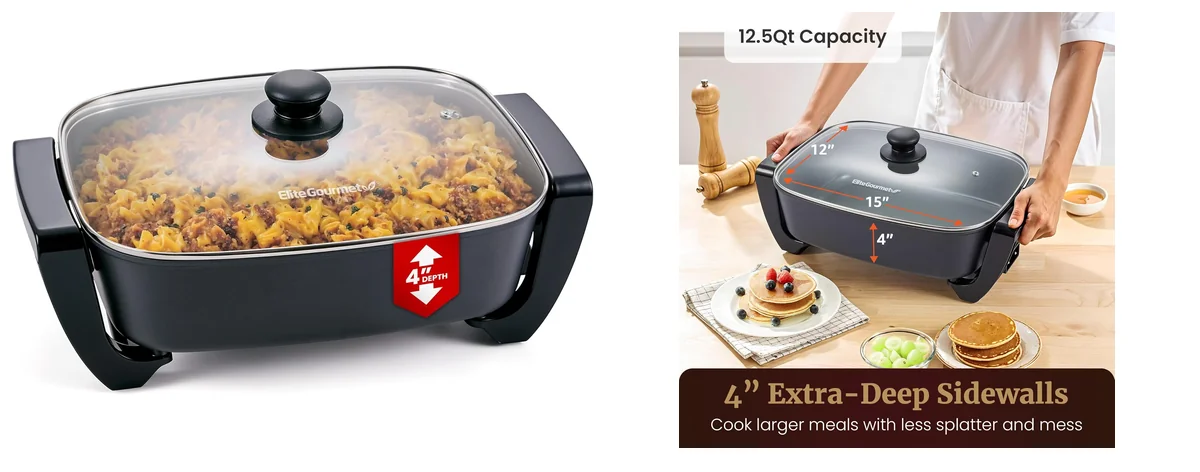 Elite Gourmet 1500W images