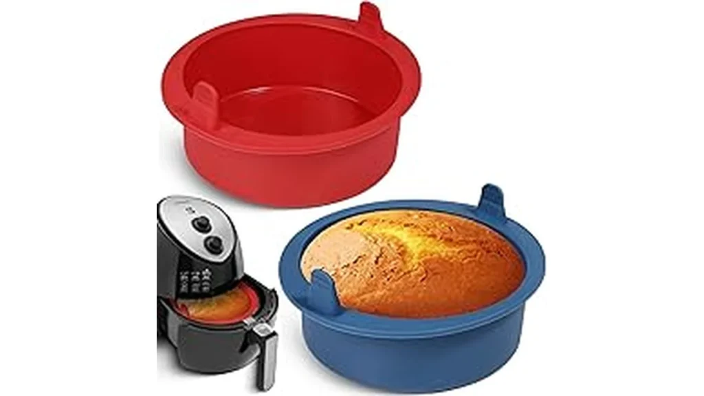 This image shows a variety of delicious cakes and desserts baked in air fryers, highlighting popular choices.