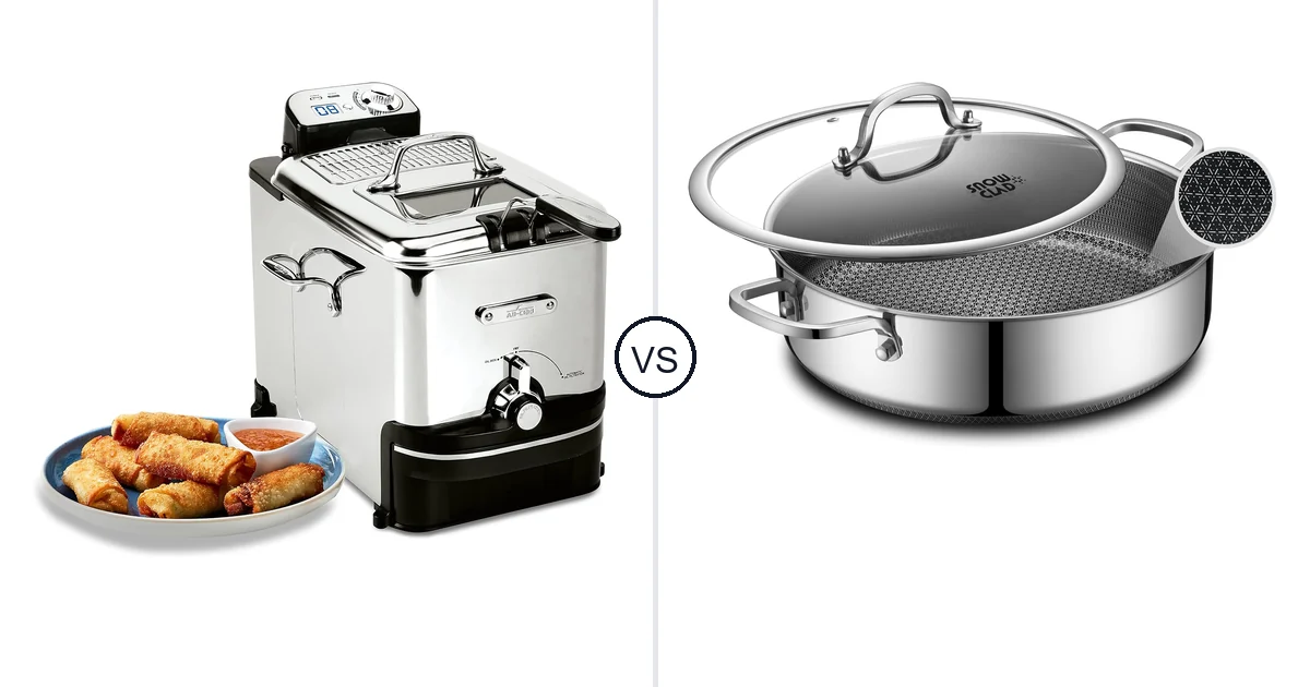 Comparison of All-Clad Easy Clean Pro and SNOWCLAD Saute Pan