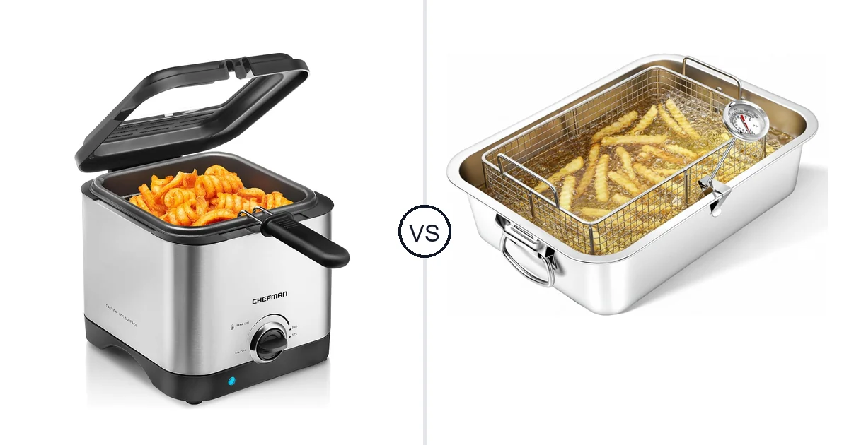 Comparison of Chefman Fry Guy, and Teenyyou YIT3469