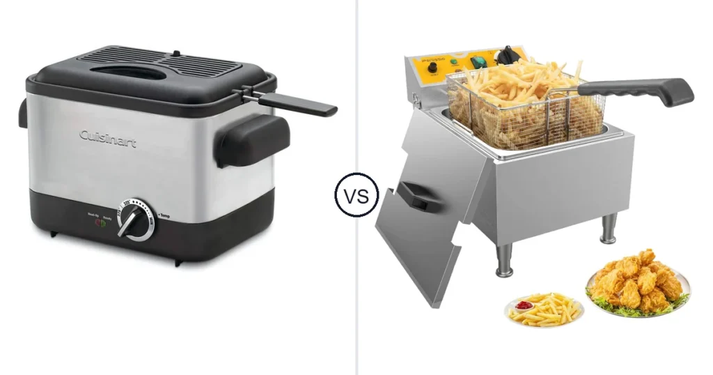 Comparison of Cuisinart Cuisinart Deep Fryer and Perossia DF