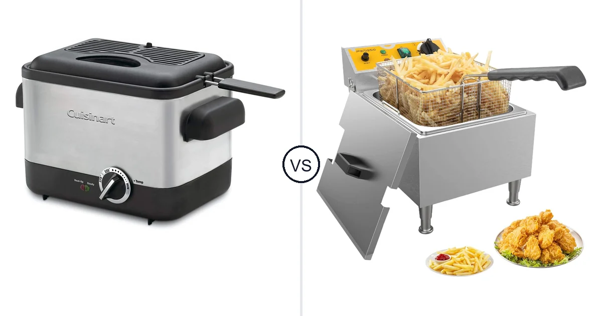 Comparison of Cuisinart Cuisinart Deep Fryer and Perossia DF