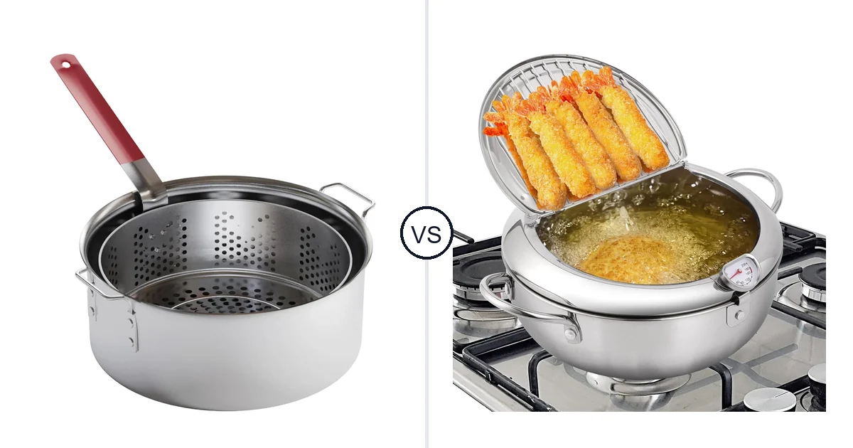 Comparison of Gas One AP-10 and Oxydrily Deep Fryer Pot