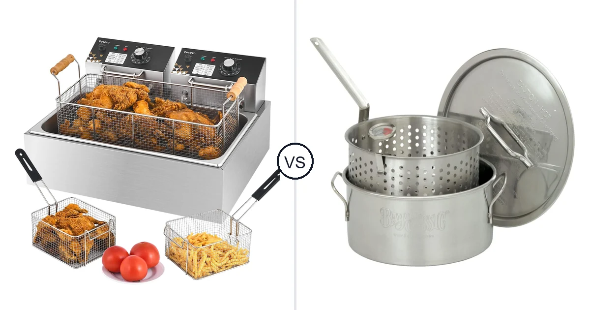 Comparison of Pocezo 83-2 and Bayou Classic Bayou Classic Fry Pot
