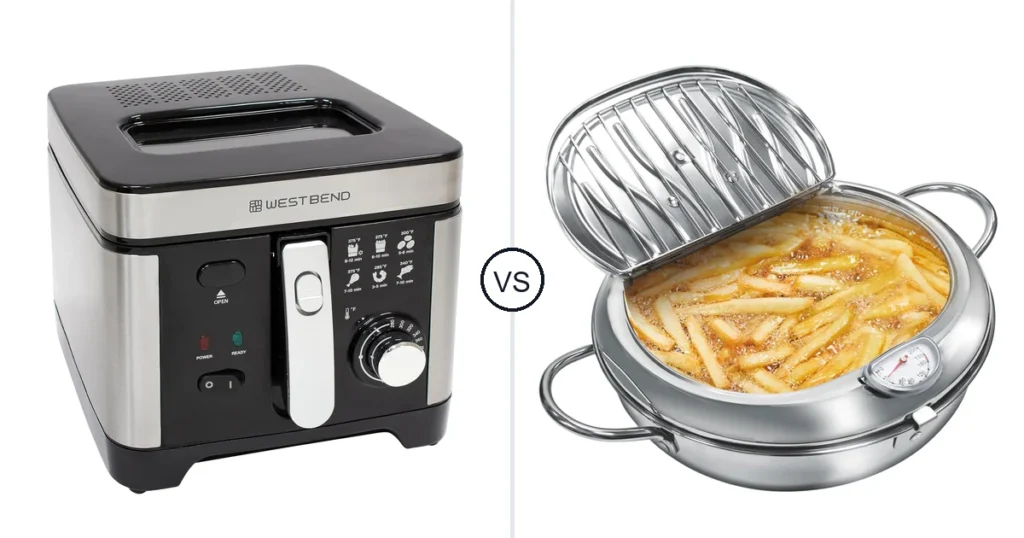 Comparison of West Bend Deep Fryer and KHTD japan-deep fryer pot