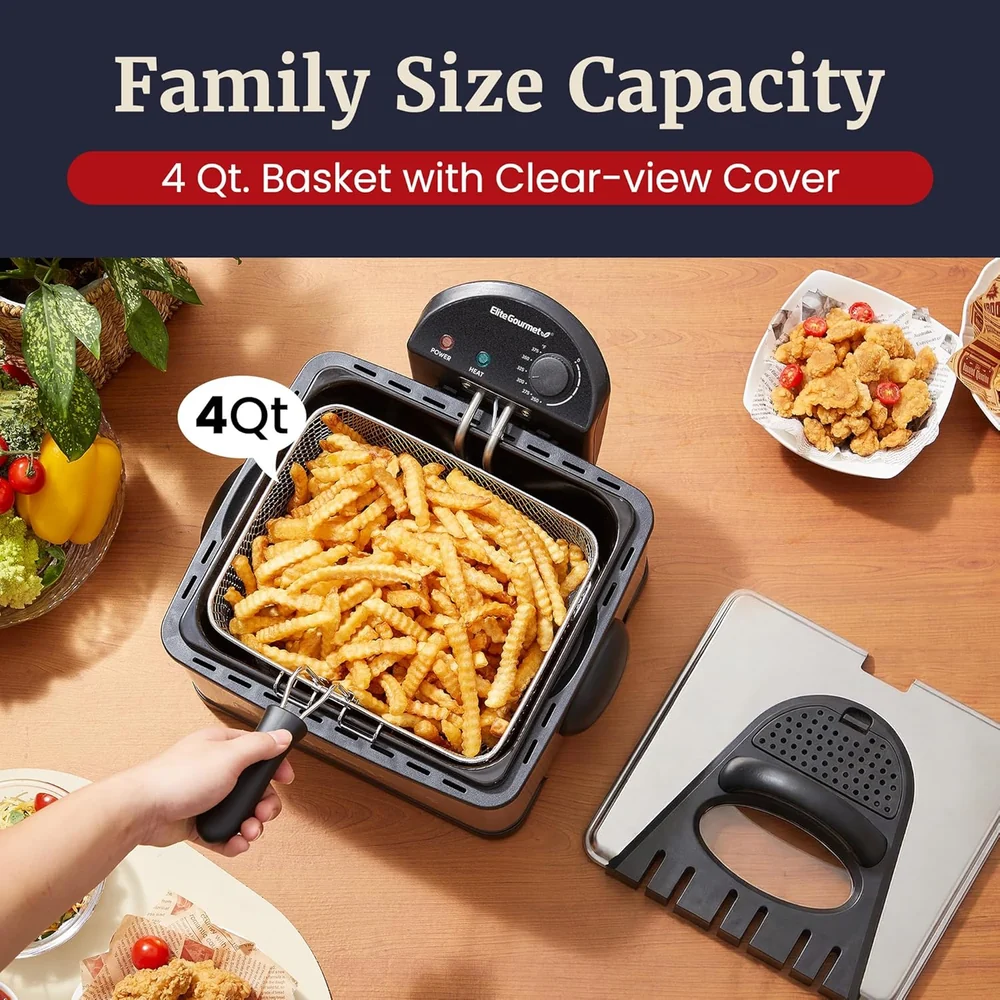 Elite Gourmet Electric Deep Fryer