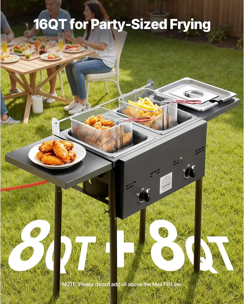 VEVOR Outdoor Propane Deep Fryer