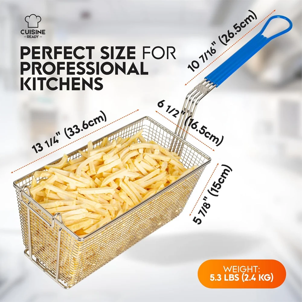 Cuisine Ready Deep Fryer Basket | 4-Pack |