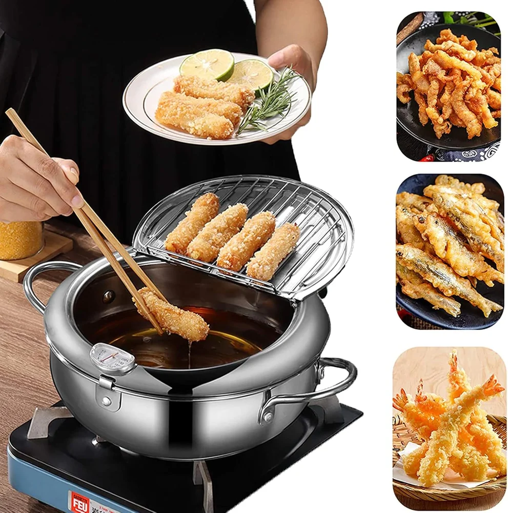 DIY HOME Deep Fryer Pot