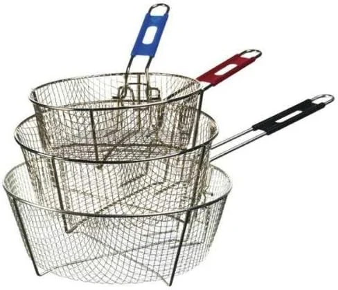 Lodge Silver Deep Fry Basket - Nickel-Plated