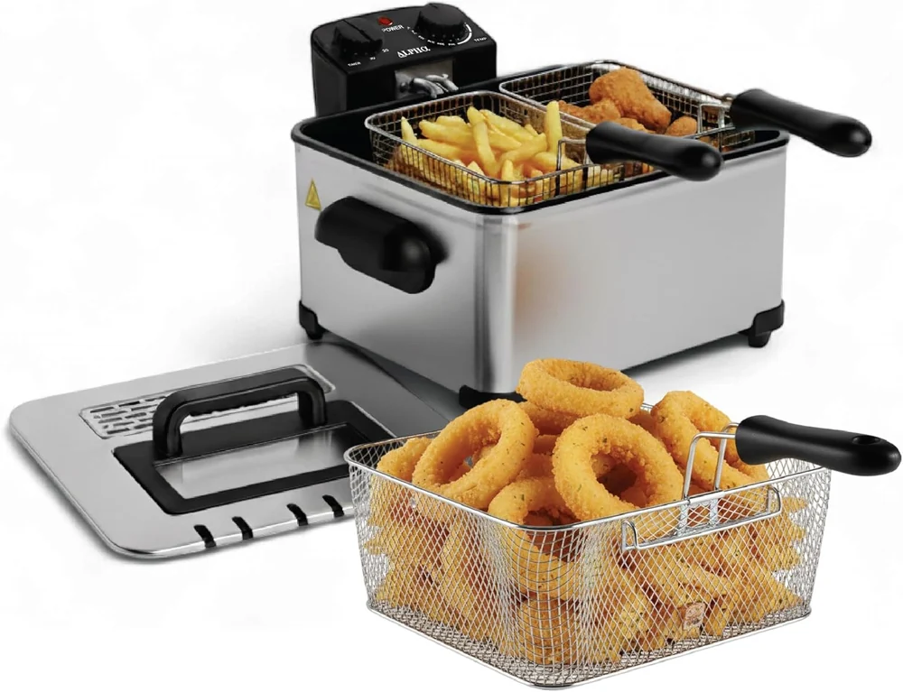 Classic Cuisine Deep Fryer – 4-Liter Electric Oil Fryer – by Classic Cuisine