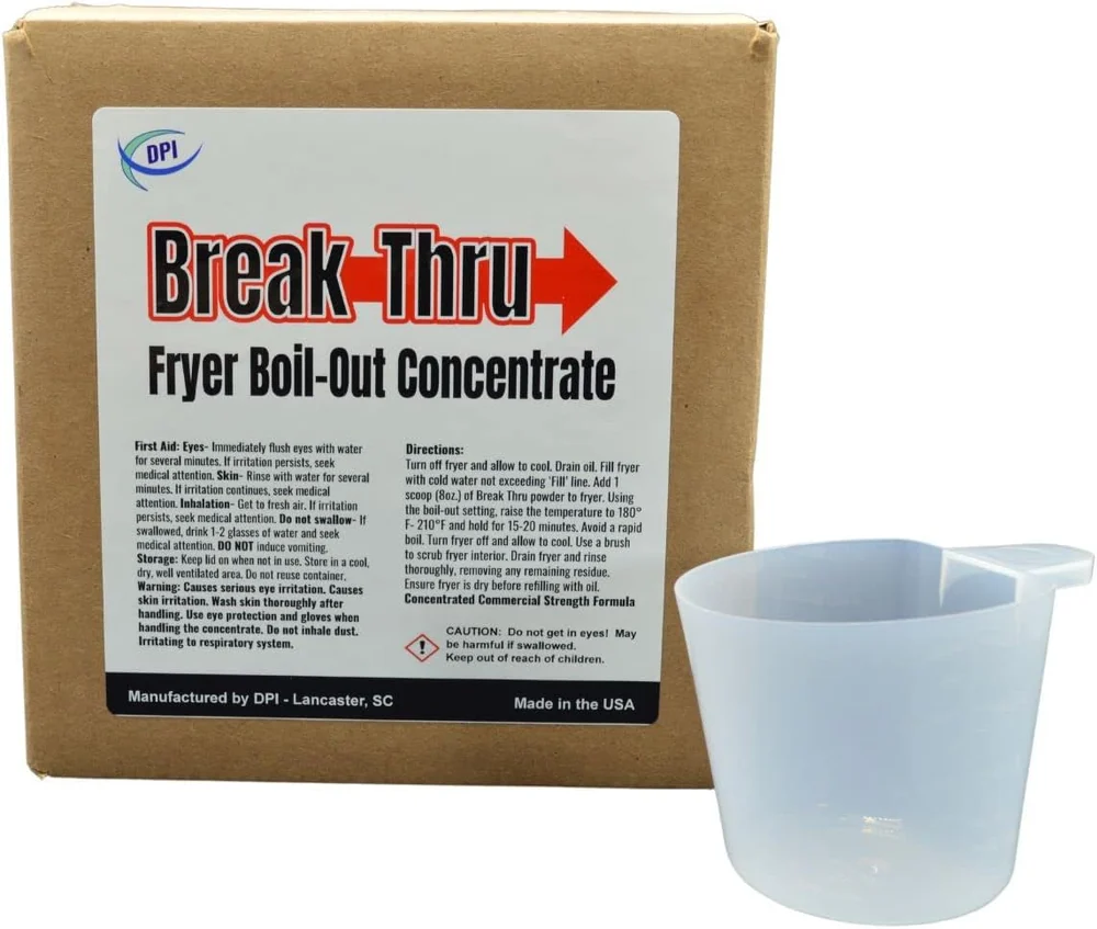 8LB Boil-Out Whiz Deep Fryer Cleaner -