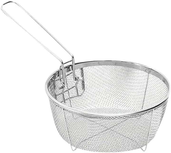 Lodge Silver Deep Fry Basket - Nickel-Plated