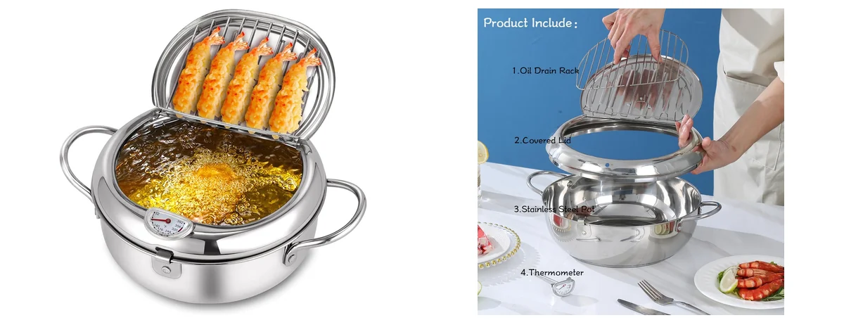 ycxmjyr Tempura Frying Pot °F images