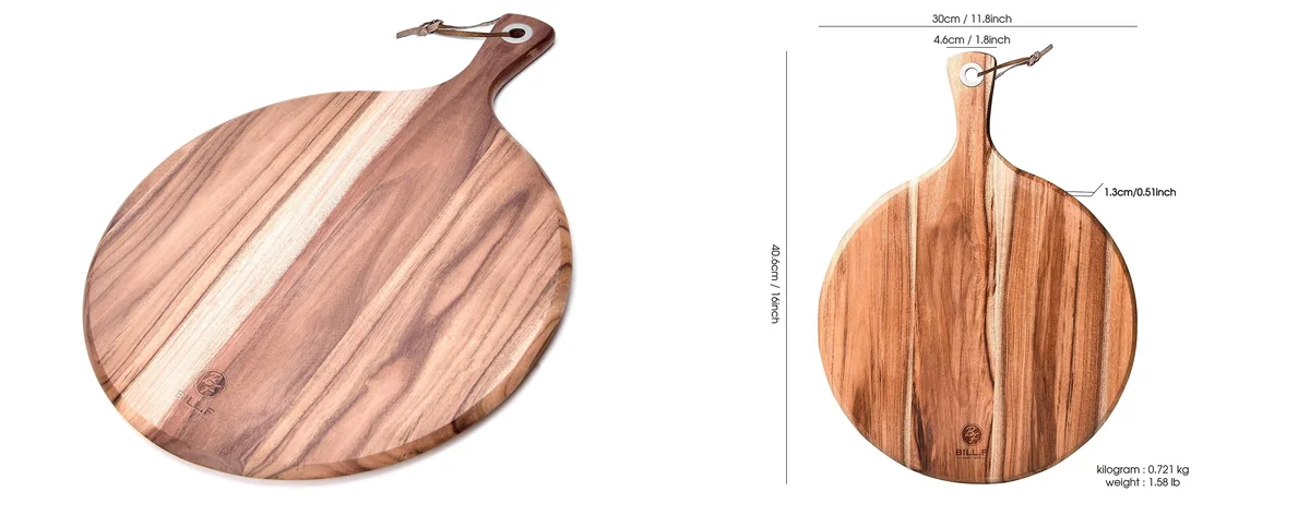 BF BILL.F SINCE 1983 BILL.F Acacia Wood Pizza Peel images