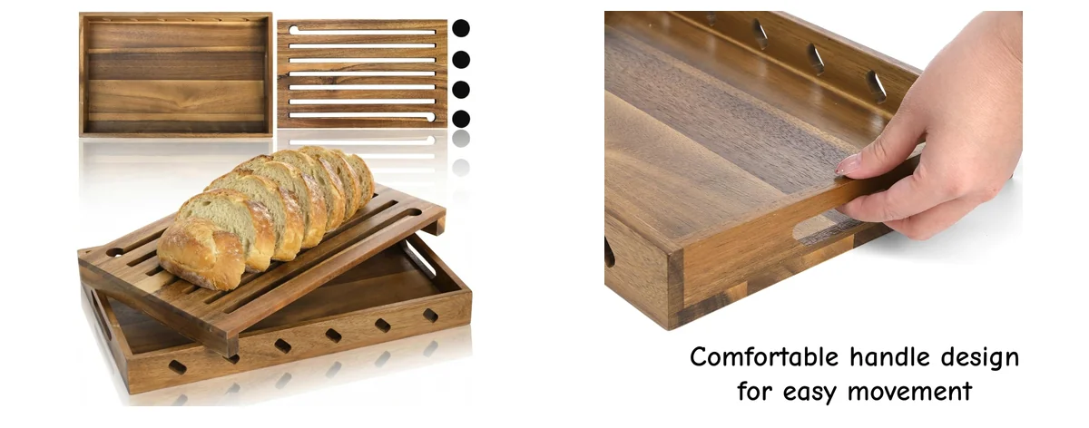 Goaste Wood Bread Cutting Board images
