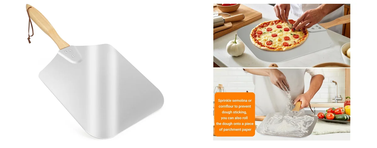 Skyflame Kitchen Supply Aluminum Pizza Peel images