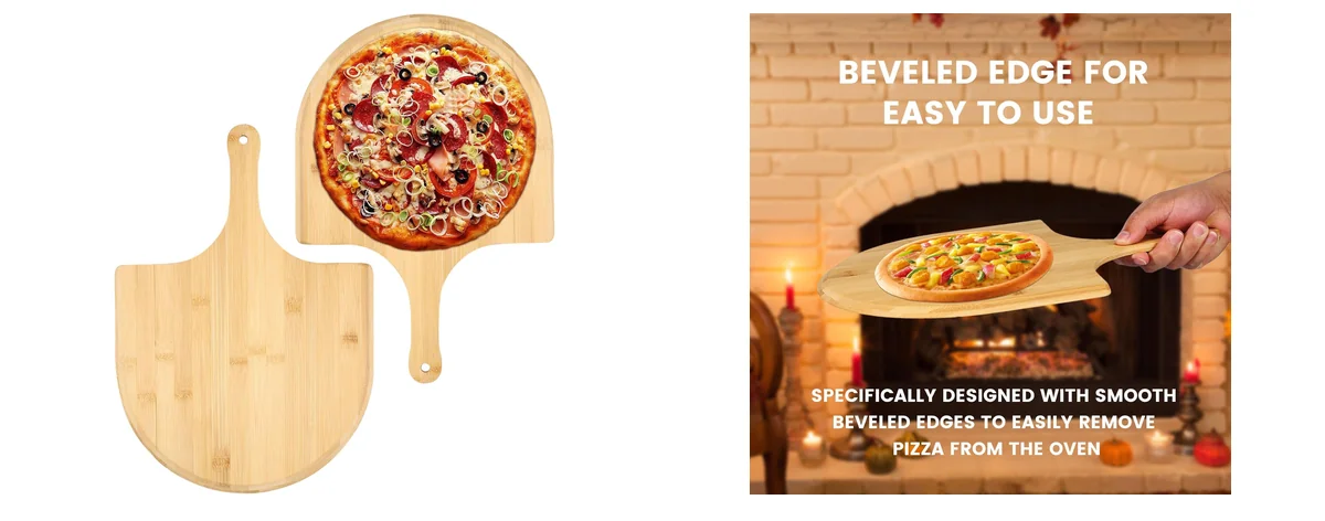 TMWEFUSC 2 Pack Pizza Peel 11 Inch images