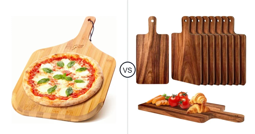 Comparison of Hans Grill Wooden Pizza Peel 12 Inch - and TNDCKP Acacia