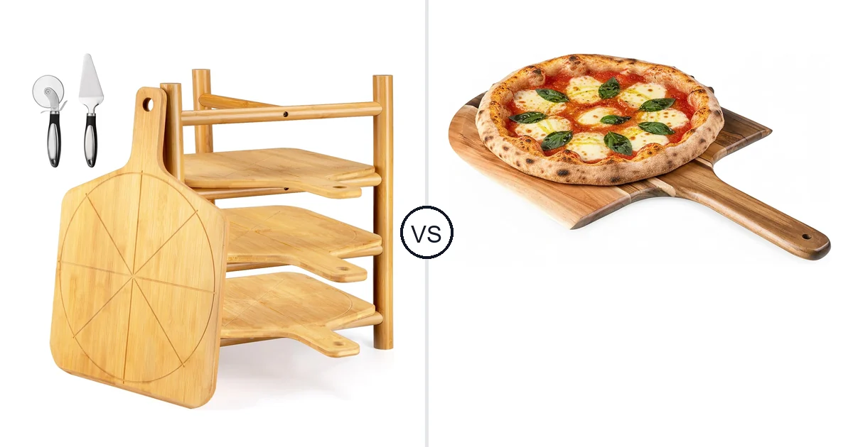 Comparison of wanqing 16.9 x 12 Inch 4 Pcs and PICNIC TIME Acacia Wood Pizza Spatula Peel