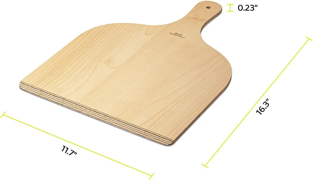 G.a HOMEFAVOR 2 Pack Wooden Pizza Peel -
