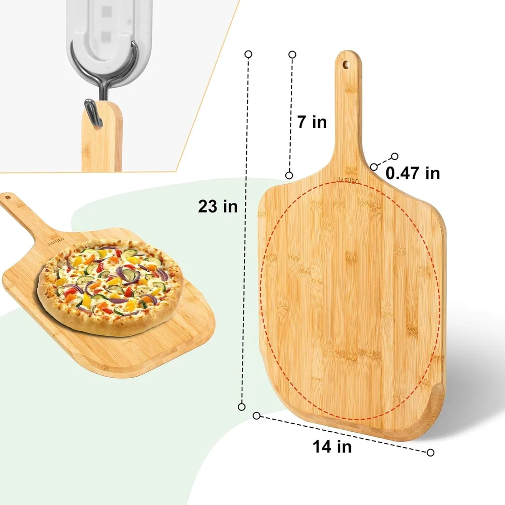 JIAFUEO Pizza Peel 14 Inch