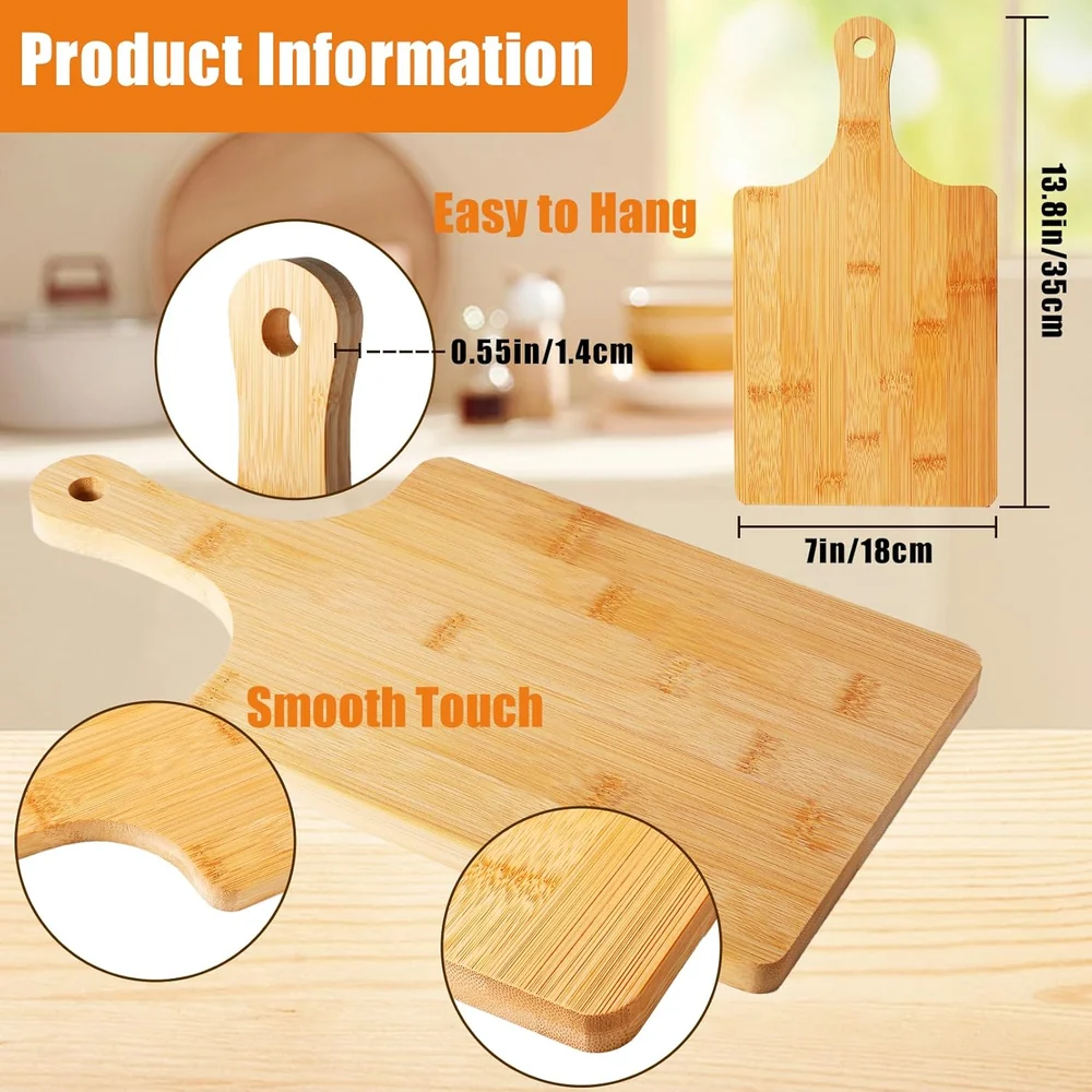 Bgtecho 10 Pcs Wood Cutting Board