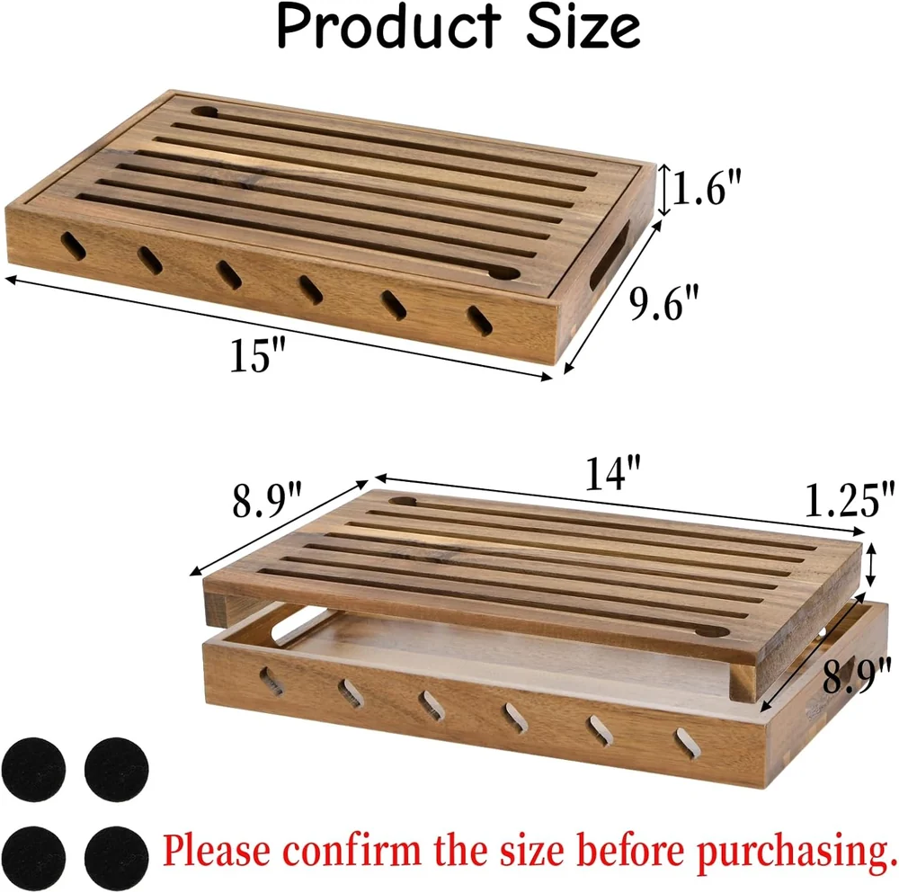 Goaste Wood Bread Cutting Board