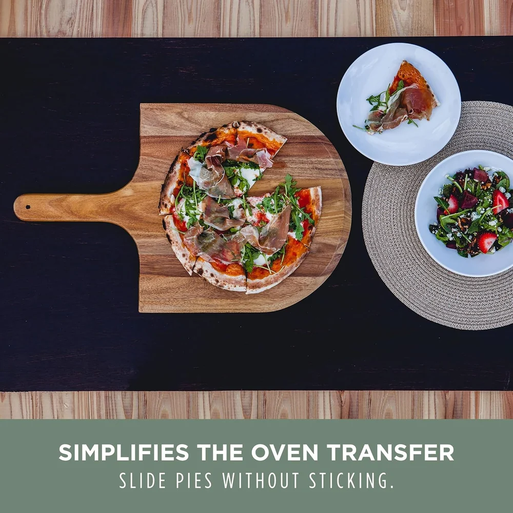 PICNIC TIME Acacia Wood Pizza Spatula Peel