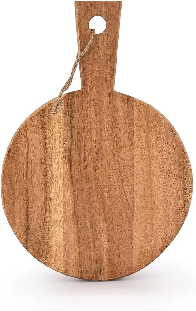 Samhita Round Acacia Wood Cutting Board