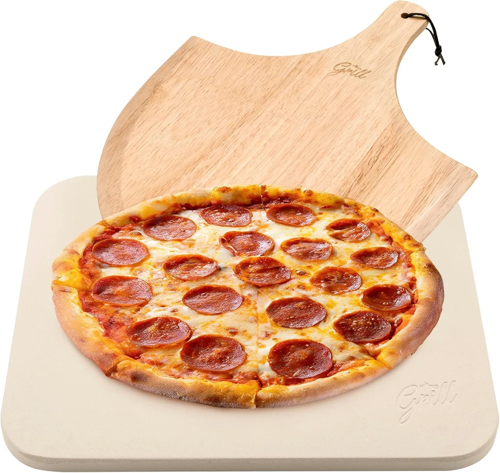 Hans Grill Pizza Cutting Board and Pizza Cutter