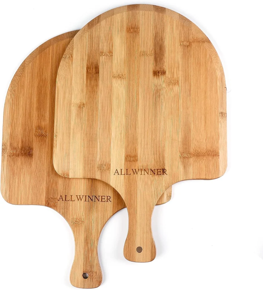 Nuogo 4 Pcs Wood Pizza Peel 12
