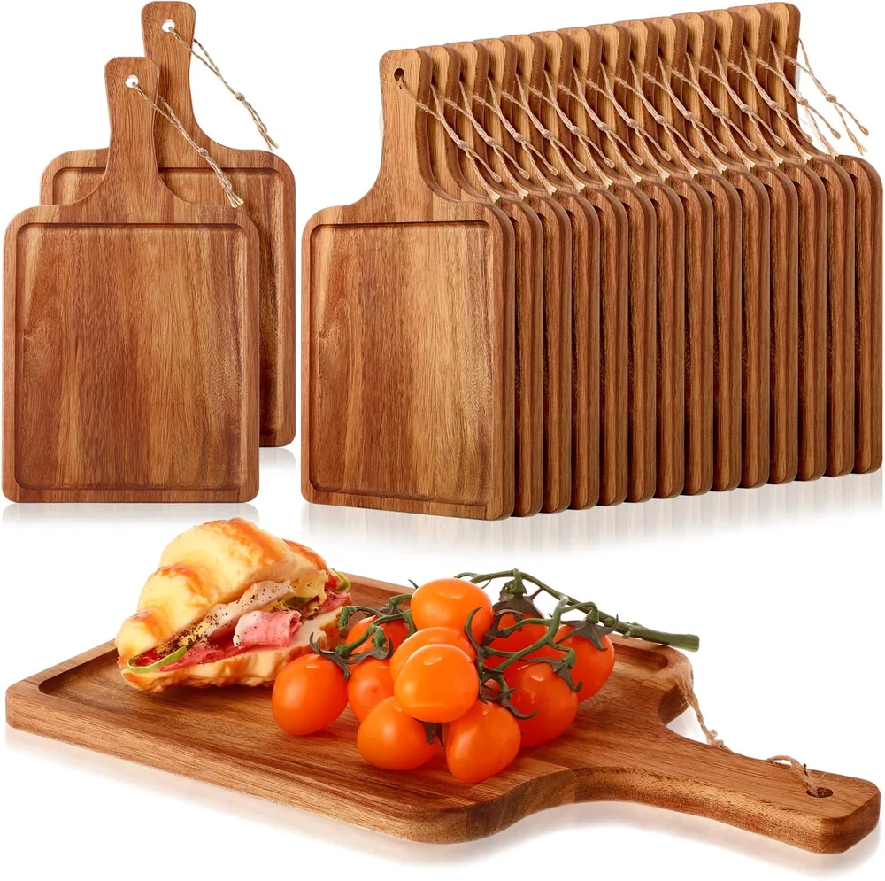 Tanlade 12 pcs Wood Cutting Board Bulk