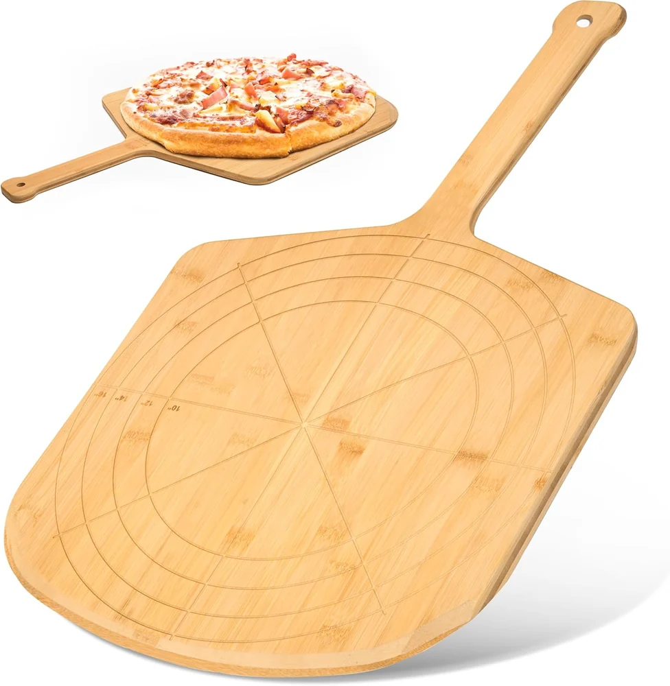 KitchenDine Wooden Pizza Peel