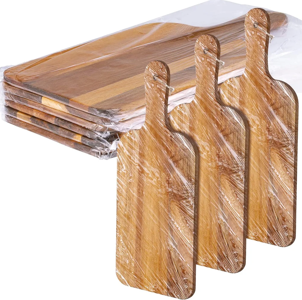 Lyksgir 6 Pcs Acacia Wood Cutting Board