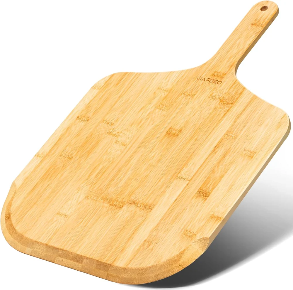 RICOJYCX 2 Pack 14 Inch Bamboo Pizza
