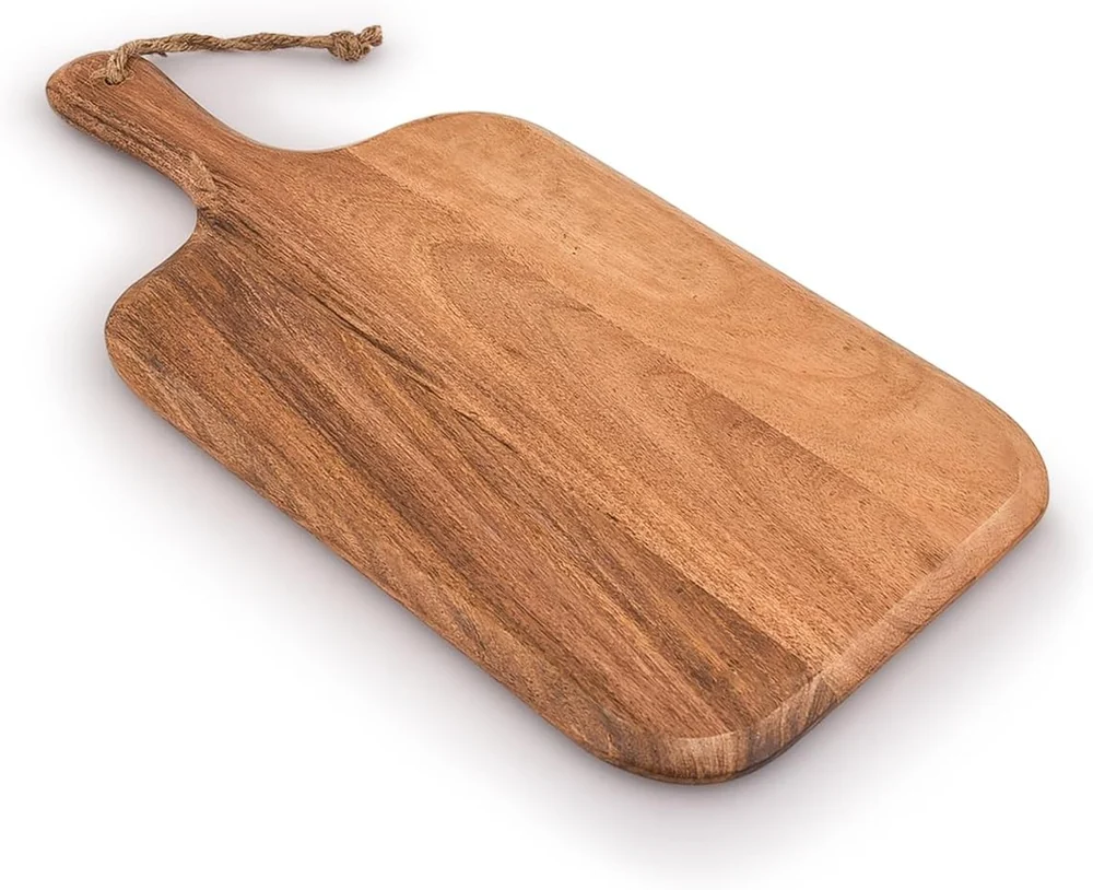 Samhita Round Acacia Wood Cutting Board