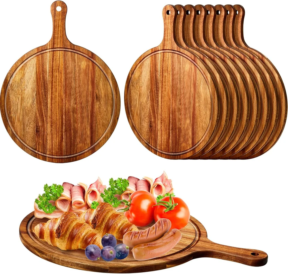 Tanlade 16 Pcs Acacia Wood Cutting Board