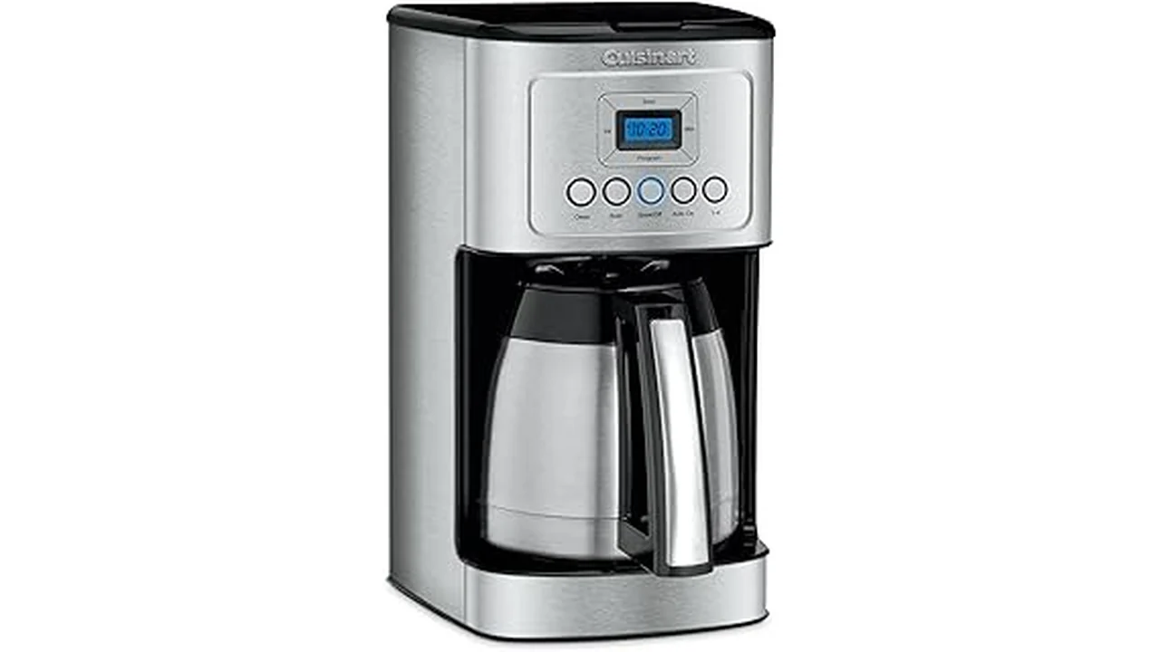 The image shows a collection of best selling 12-cup coffee makers, ideal for a family.