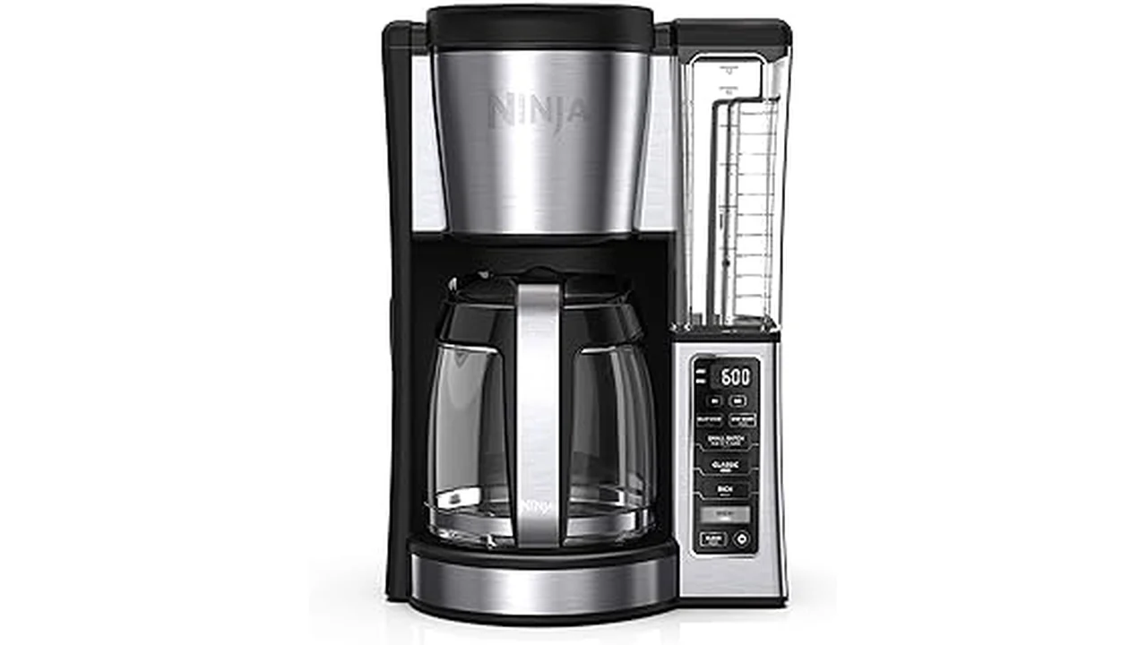 The image shows the best selling 6 best coffee maker that's easy to clean, ready for brewing.