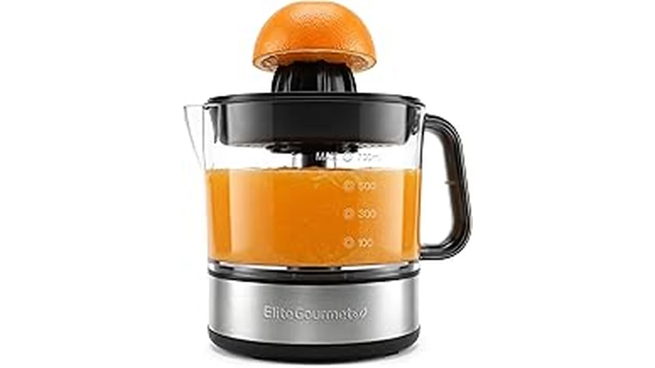 This image shows a selection of the 6 best compact juicers perfect for small kitchen counters.